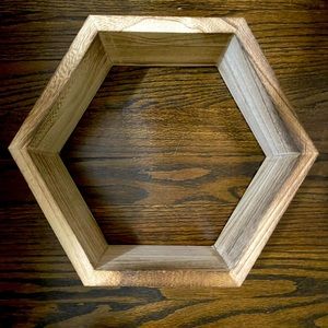 Wooden Hexagon Decor